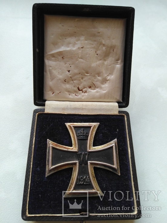 Железный Крест 1-го класса, клеймо КО в оригинальной коробке, фото №2