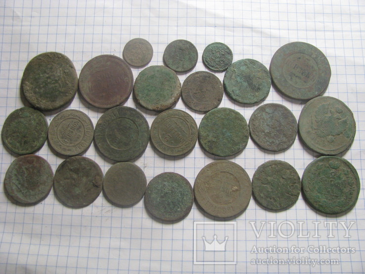 Царські монети - 23 шт.