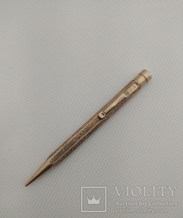 Серебряная ручка карандаш 835 проба, фото №2