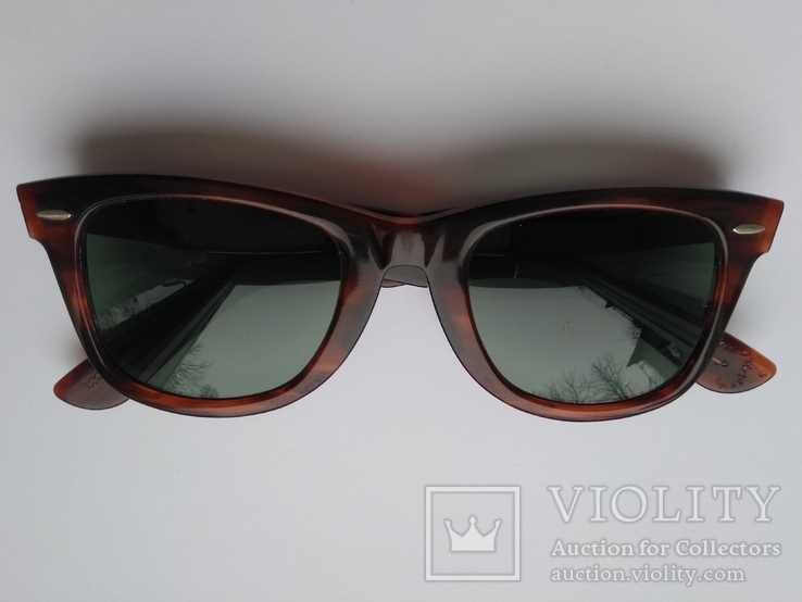 Винтажные солнцезащитные очки Bausch &amp; Lomb B&amp;L Ray-Ban U.S.A. Wayfarer 5022