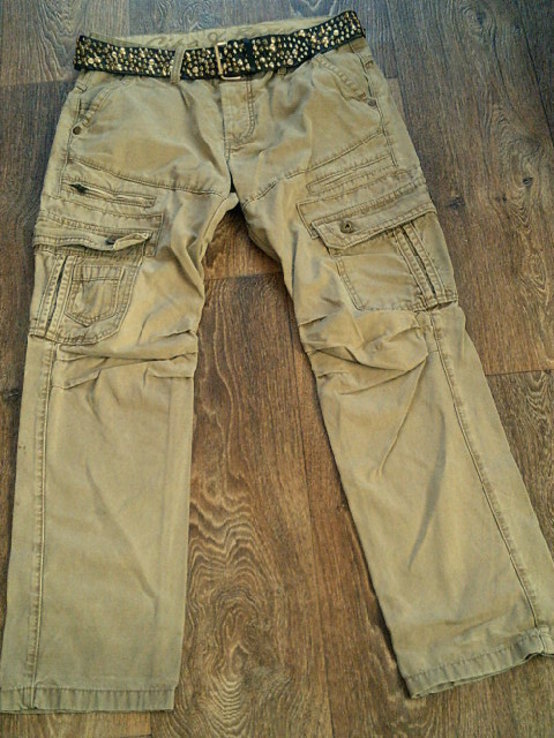 Cipo&amp;Baxx - плотные походные штаны с ремнем, photo number 5