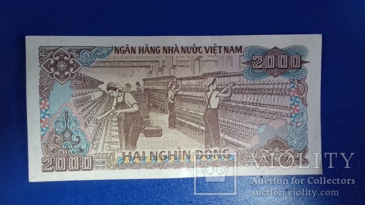 Бона В"єтнам 2000 донгів 1988 р, фото №2