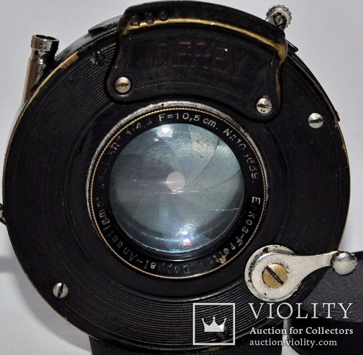 Erkos - Freital Doppel - Anastigmat 'Selar' lens, 1:4.5 f=10.5 cm, Nr 106639, фото №2