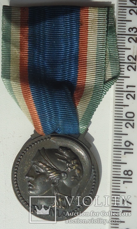 Фашистская италия  медаль 1933 г, фото №2