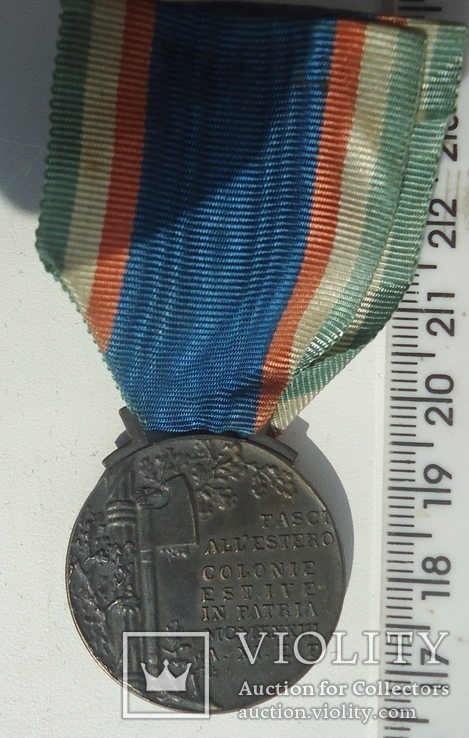 Фашистская италия  медаль 1933 г, фото №3