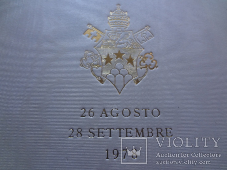 1000  лир 1978  Ватикан буклет серебро, фото №6