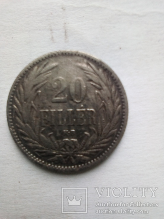 20 filler 1894 года, фото №2