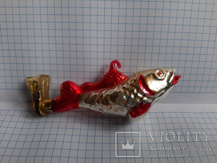Елочная игрушка"Золотая рыбка"