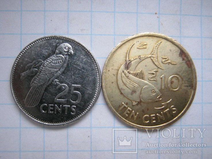 10-25 центов Сейшельские острова, фото №2