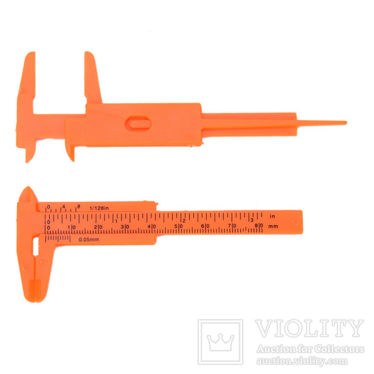 Штангенциркуль пластиковый, 80 мм, фото №3