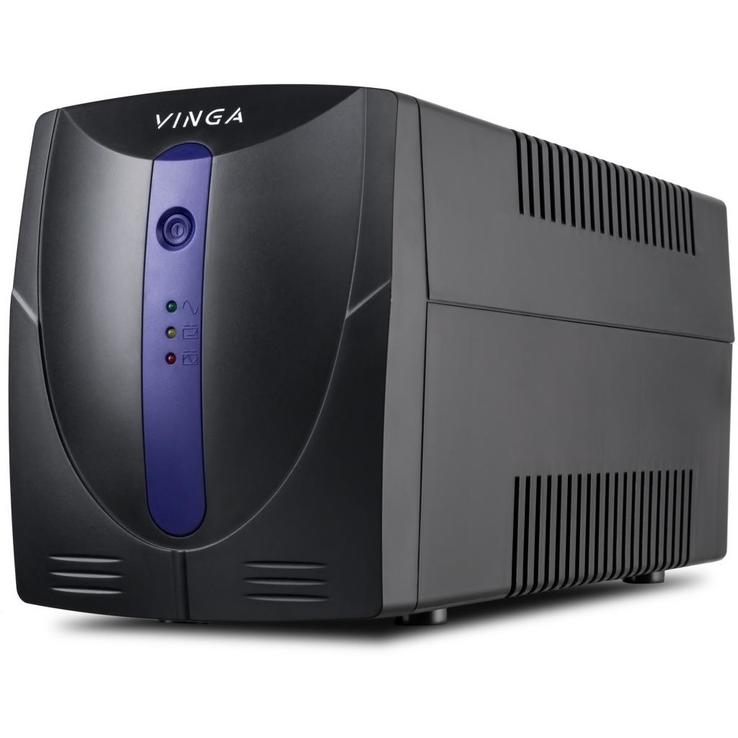 Источник бесперебойного питания Vinga LED 600VA plastic case (VPE-600P), фото №2