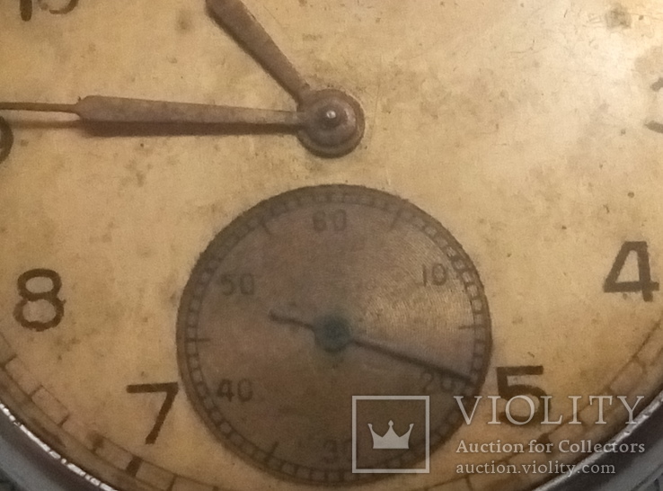 Часы Молния марьяж позолоченый циферблат, фото №4