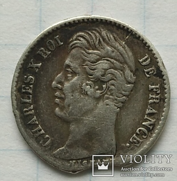 Монета 1/4 франка, 1828 года., фото №9