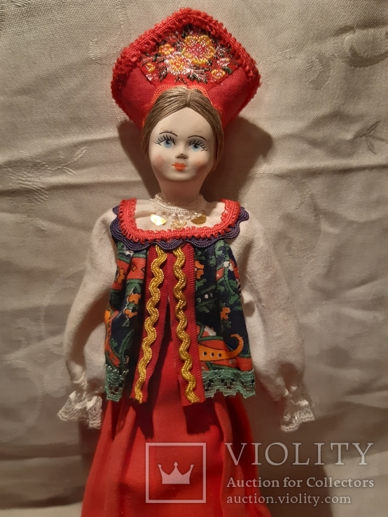 Кукла-модель "Русская боярышня"  - 70 г.г., фото №3