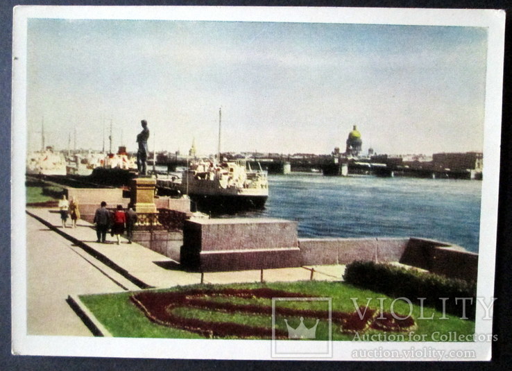 Ленинград. Васильевская набережная.  1964 г 2,11, фото №2