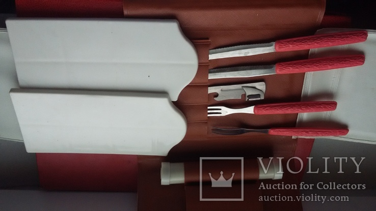Набор (Ножи+вилки+открывалка,солонка,перечница и блюда) ., фото №13