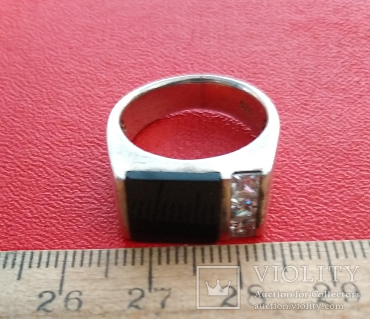 Серьги + кольцо(серебро 925°), фото №9