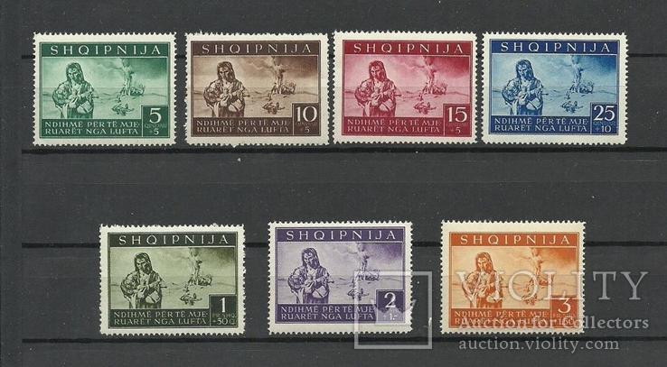 Рейх. 1944. Оккупация Албании, Полная серия. 100 Евро.