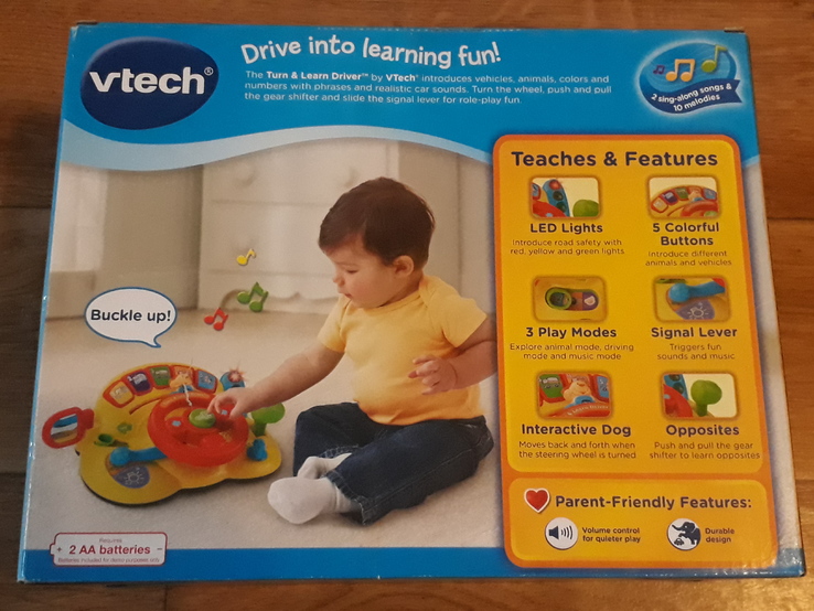 Музичне кермо, руль Vtech Turn, фото №4