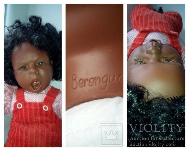 Характерная кукла негритянка афроамериканка Berenguer Беренджер редкость Испания, фото №6