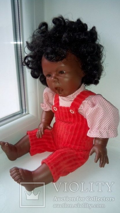 Характерная кукла негритянка афроамериканка Berenguer Беренджер редкость Испания, фото №9