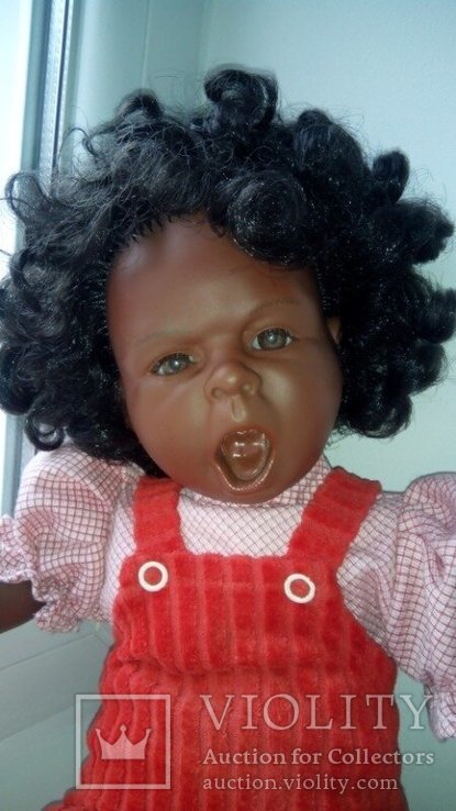 Характерная кукла негритянка афроамериканка Berenguer Беренджер редкость Испания, фото №10