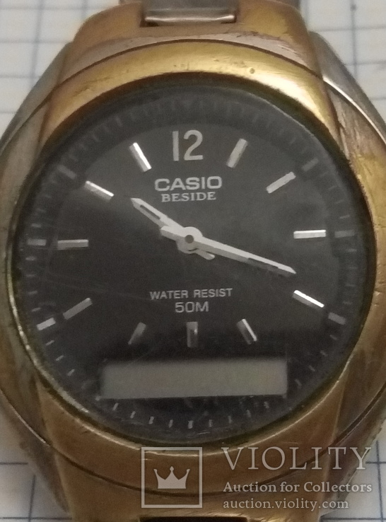 Часы  Casio водонепроницаеммые с родным браслетом, numer zdjęcia 2