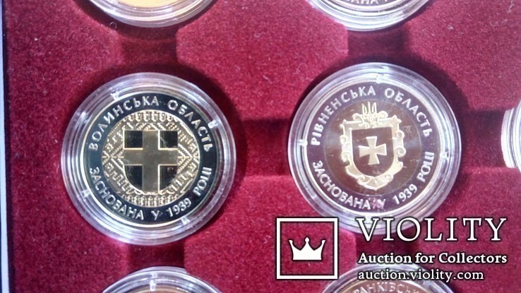 21 монета "Області України" одним лотом, 20 біметал, 5 грн, 1 нейзільбер, 2 грн, фото №5