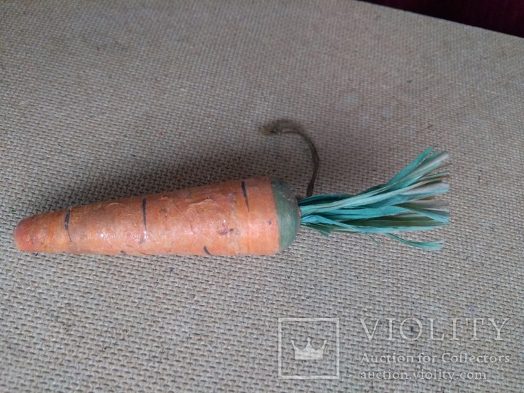 Морковка из папье-маше СССР, фото №4