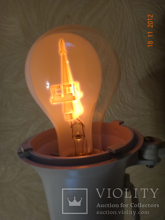 Сувенирная лампа "Космос СССР", в родной коробке. Рабочая.