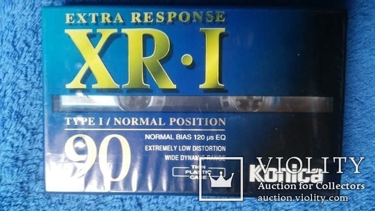 Новая  Аудиокассета Konika Extra response XR-I 90 Type I/normal position, фото №13