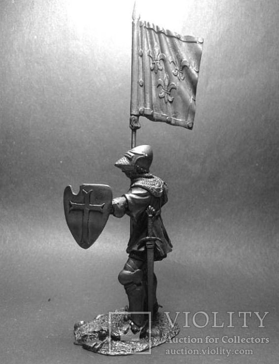 Би́тва при Азенку́ре. Французский знаменосец. 25 октября 1415 год., фото №3