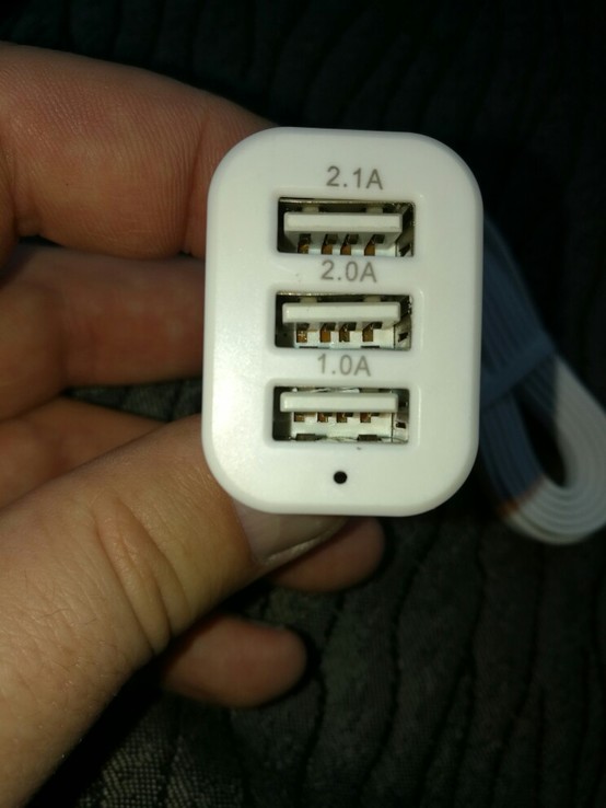 Универсальная зарядка 3 USB 5,1А от прикуривателя, photo number 5
