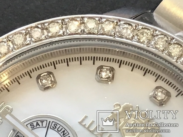 Часы мужские LUXURMAN. С  бриллиантами. 2 карата., фото №5