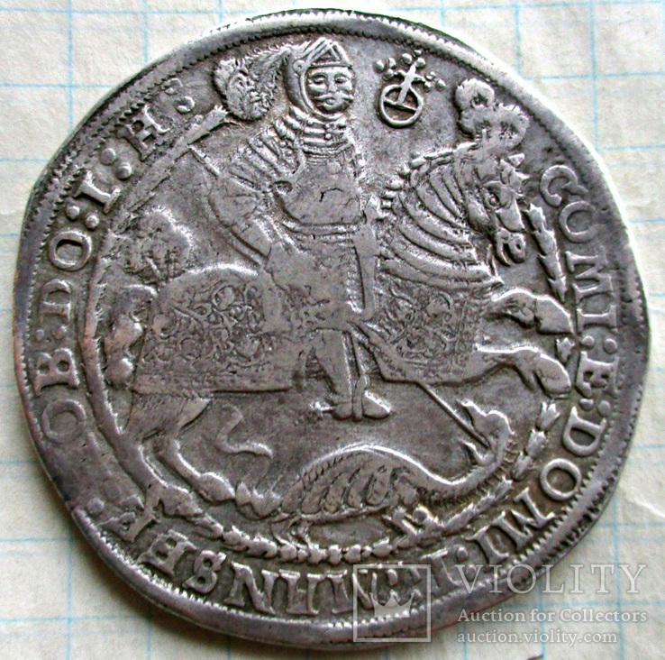 Талер Германия 1608 года (Мансфельд)