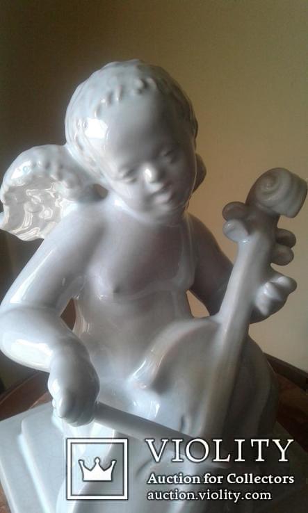 Ангел с виолончелью. к.XIX - нач.XX в. Jugendstil. Н-28., фото №5