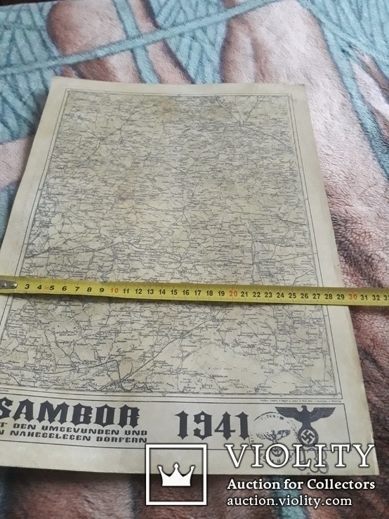 Качественная копия карта  Самбор, фото №3