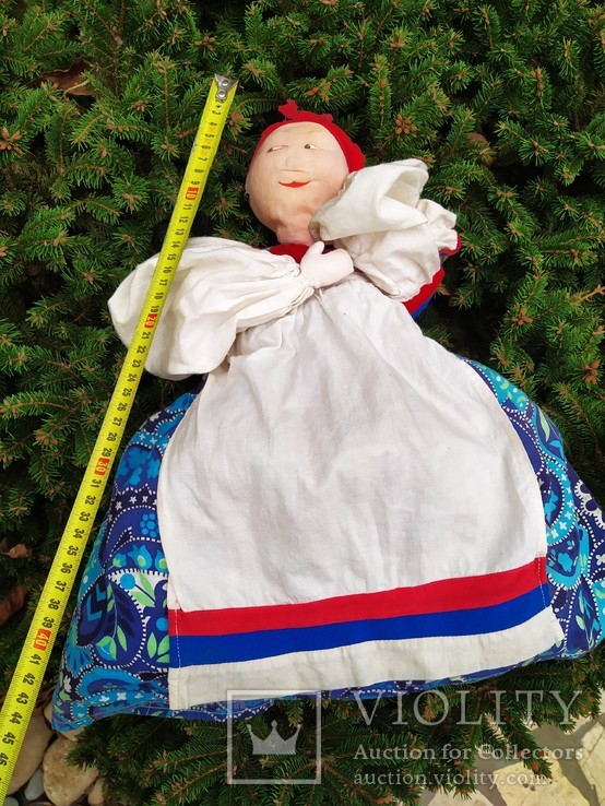 Кукла на самовар Российский флаг 43 см, фото №3