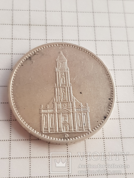 5 марок 1934 "Kirche" D