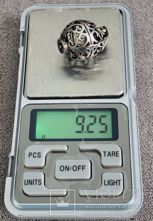 Кулон сфера звенящий (серебро 925 пр, вес 14,2 гр), фото №12