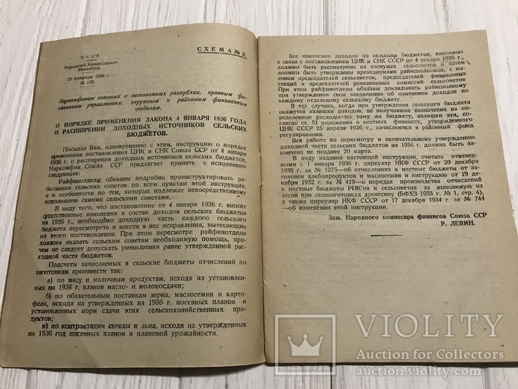 1936 Доходная часть сельских бюджетов и план финансирования, фото №4