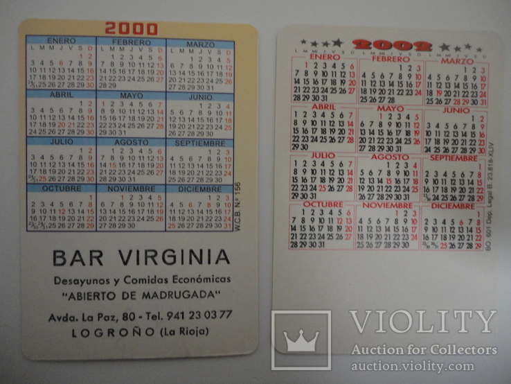 Карманные календари Эротика Юмор Испания, фото №3