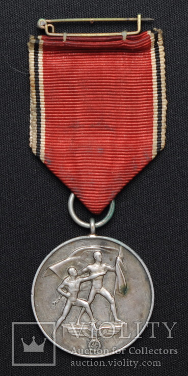 Медаль «13 марта 1938» за аншлюс Австрии, Третий Рейх + Родная Лента
