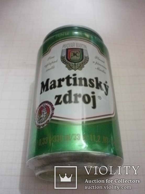 Пиво "Martinsky zdroj"  2000г.(ж.б. не открывалась), фото №2
