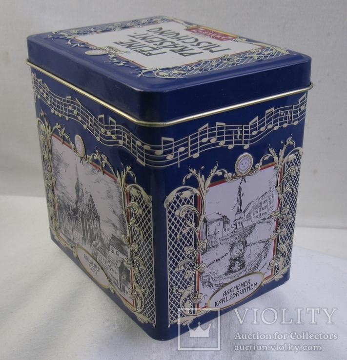 Музыкальная коробочка от печенья . Lambertz.  Музыкальная шкатулка ., фото №3