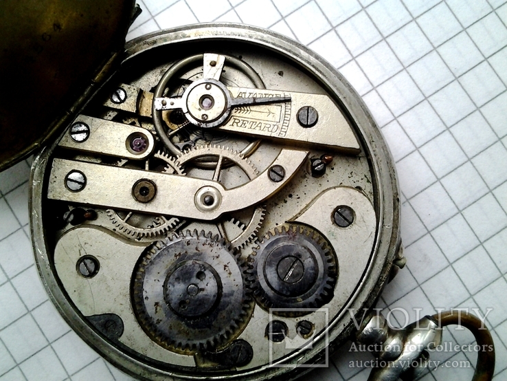 Карманные швейцарские часы, 0,800 проба (под восстановление, запчасти), фото №11