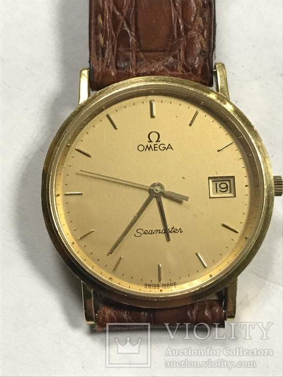 Золотые часы Omega омега, фото №2