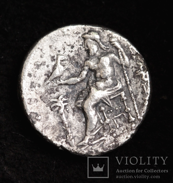 Срібна драхма від імені Александра ІІІ Великого, м.Абідос, 323-317 до н.е., фото №8