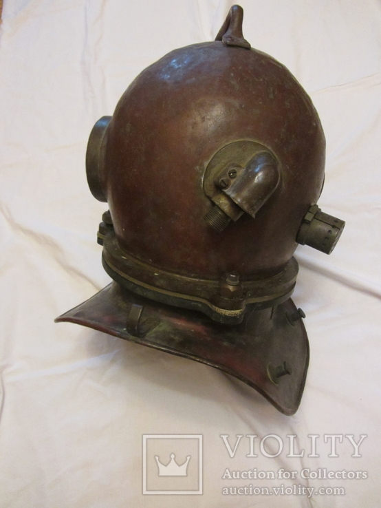 Водолазный шлем ''трёхболтовка'' ВМФ СССР, фото №5