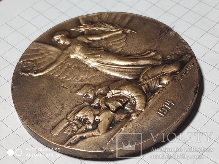 Медаль Австро-Венгрия Франц Иосиф 1914 г., фото №7